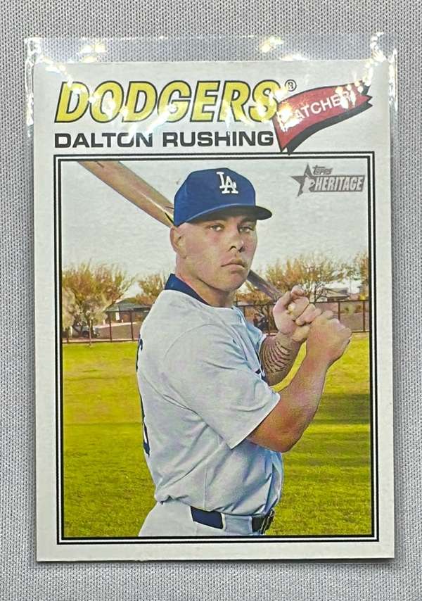 2026 Topps Heritage #246 Dalton Rushing