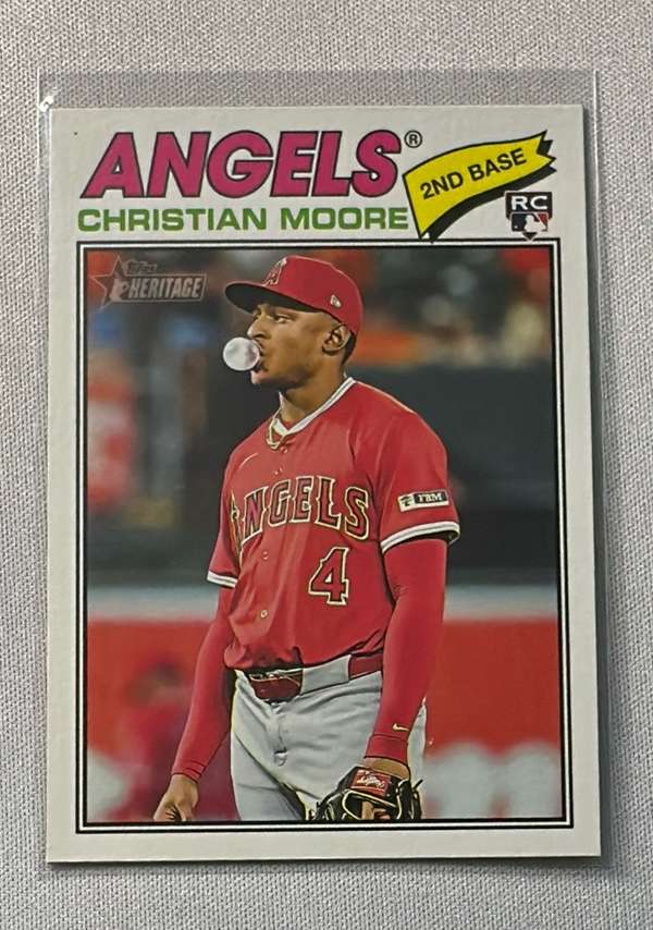 2026 Topps Heritage #249 Christian Moore