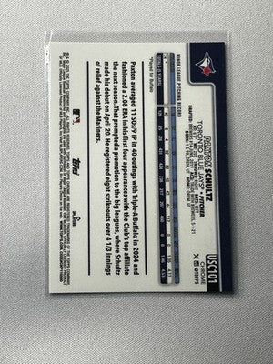 Paxton Schultz 2025 Topps Chrome #USC101 RC NM Blue Jays