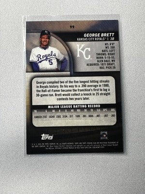 George Brett 2025 Topps Stadium Club #99 NM Royals