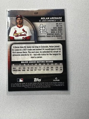 Nolan Arenado 2025 Topps Stadium Club #127 NM Cardinals