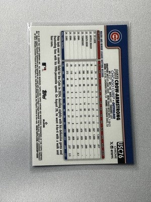 Pete Crow-Armstrong 2025 Topps Chrome Update #USC76 X-Fractor NM Cubs