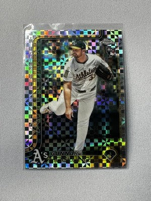 Gunnar Hoglund 2025 Topps Chrome #USC127 X-Fractor RC NM Athletics